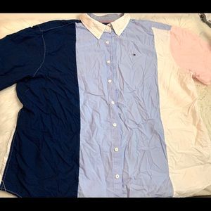Men’s short sleeve colorblock top
